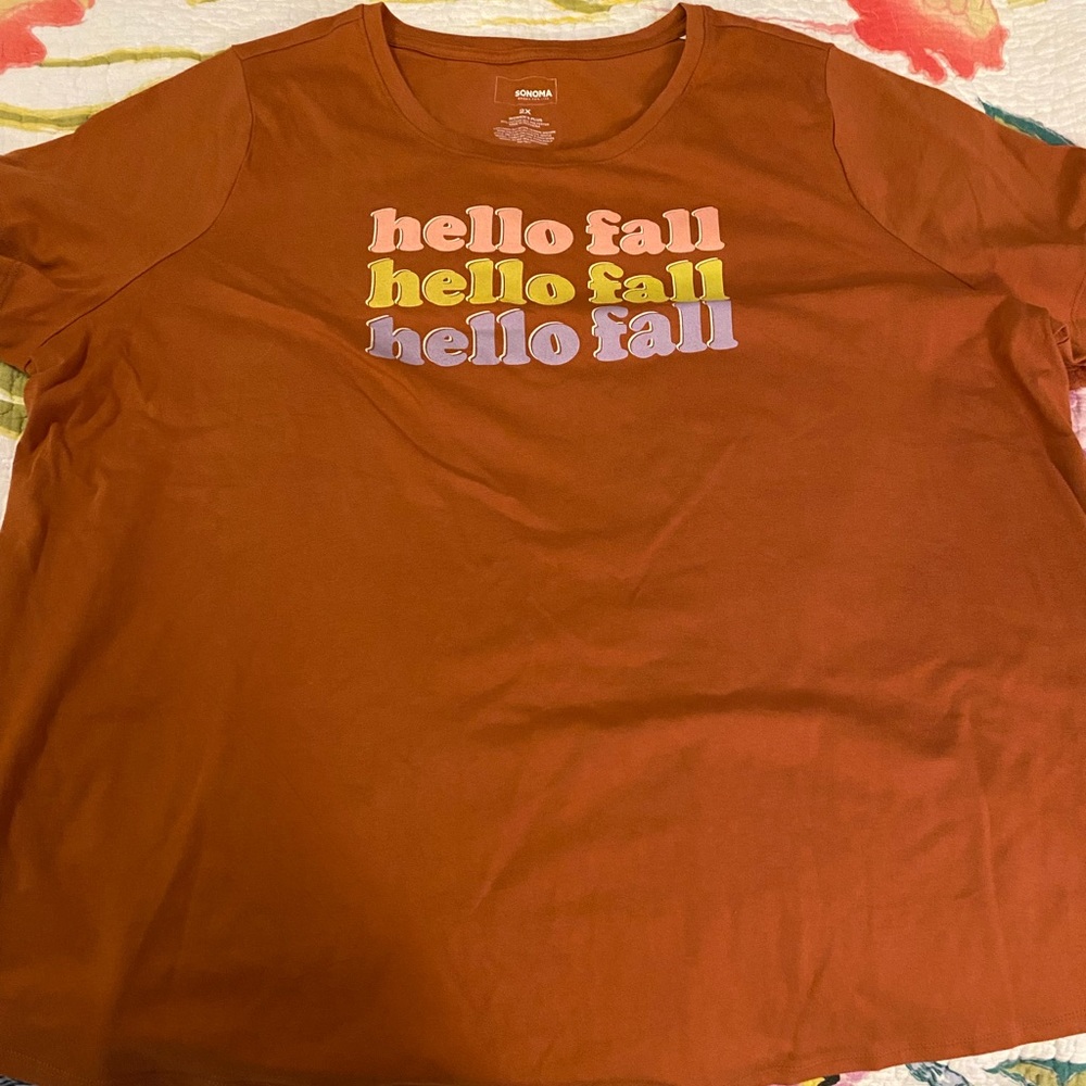 Sonoma Fun Fall T-shirt